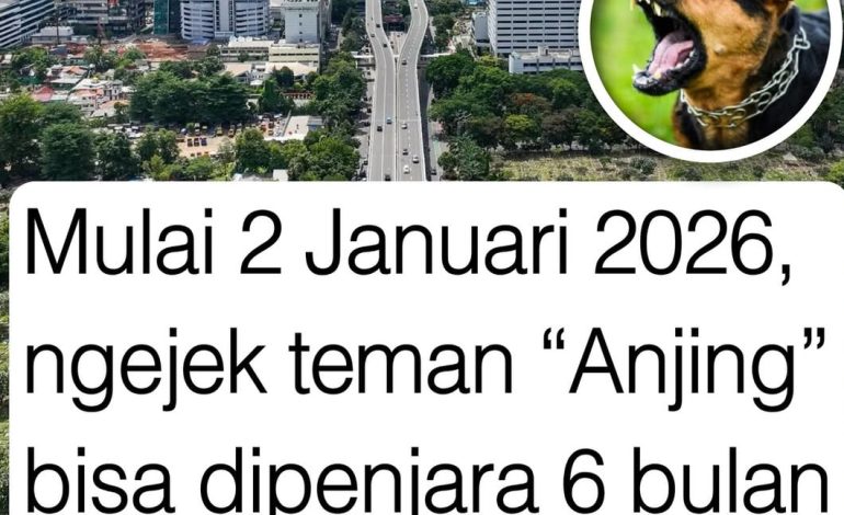 Mulai 2 Januari 2026, Penghinaan Berujung Penjara dan Denda