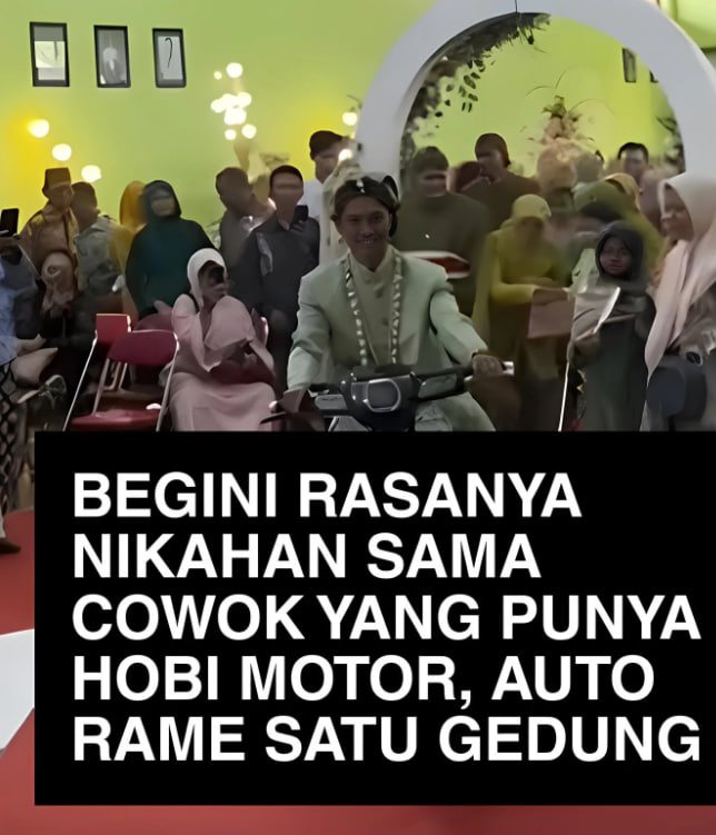 Begini Menikah dengan Cowok Pecinta Motor, Suasana Pecah