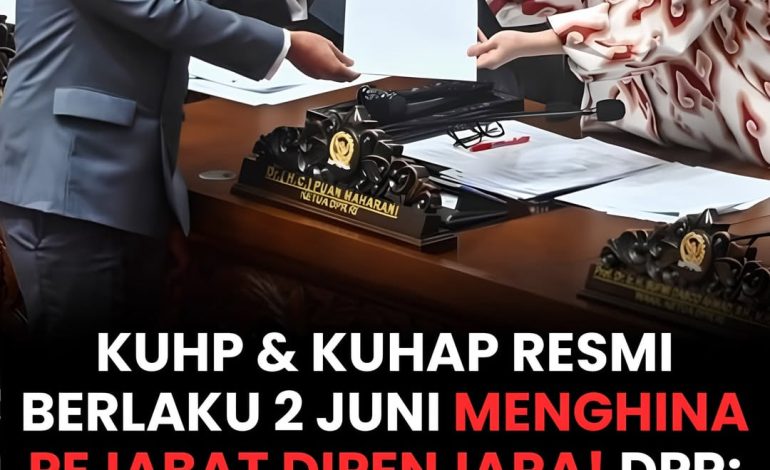 KUHP dan KUHAP Resmi Berlaku 2 Juni, Penghinaan Pejabat